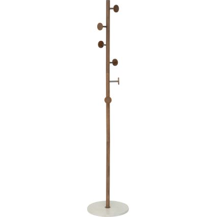 5five - Porte-manteau sur pied PERY 175x36,5 cm marron/blanc