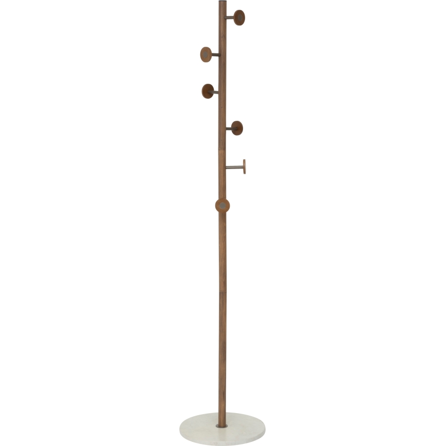5five - Porte-manteau sur pied PERY 175x36,5 cm marron/blanc