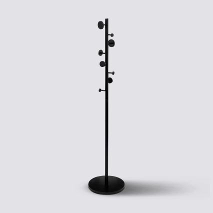 5five - Porte-manteau sur pied PERY 176 x 37 cm noir