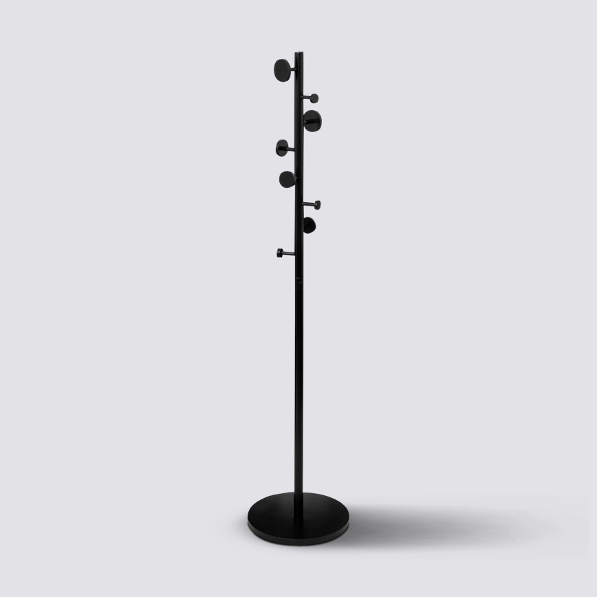 5five - Porte-manteau sur pied PERY 176 x 37 cm noir