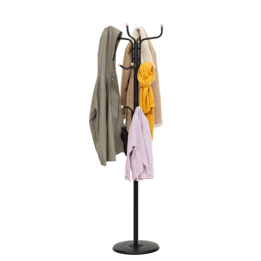 5five - Porte-manteau sur pied RAFU 178 x 43 cm noir