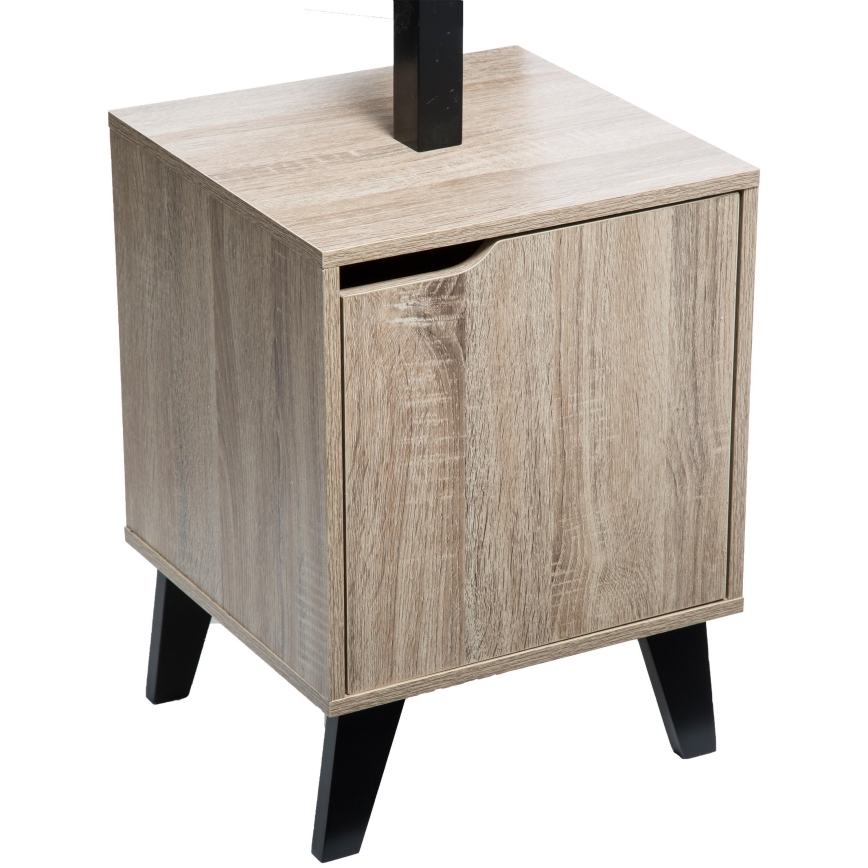 5five - Porte-manteau sur pied RAME 169x35 cm noir/marron