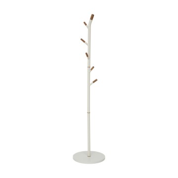 5five - Porte-manteau sur pied TALO 175,5x40 cm blanc/marron