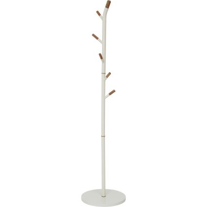 5five - Porte-manteau sur pied TALO 175,5x40 cm blanc/marron