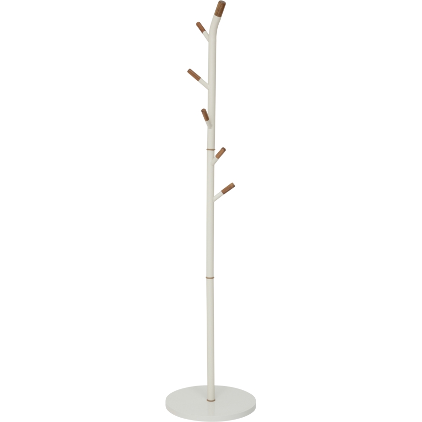 5five - Porte-manteau sur pied TALO 175,5x40 cm blanc/marron