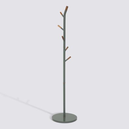 5five - Porte-manteau sur pied TALO 175,5x40 cm vert/marron
