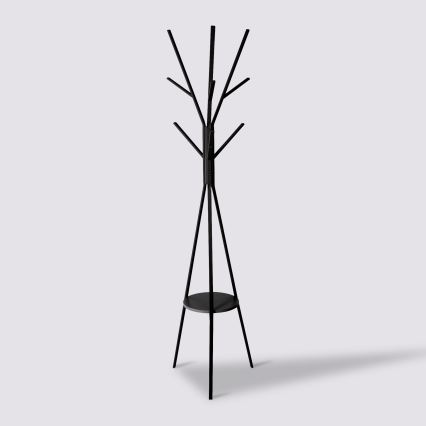 5five - Porte-manteau sur pied TASO 180x44 cm noir