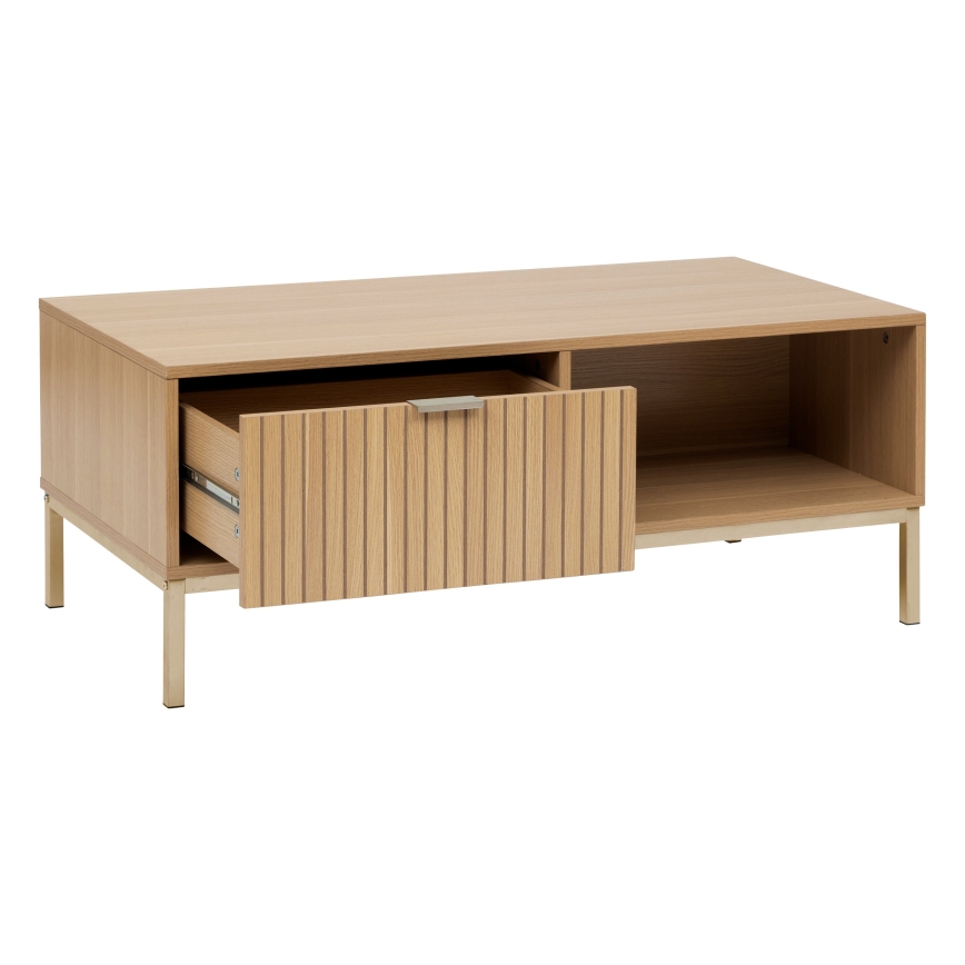 5five - Table basse ESEN 100 x 40 cm marron