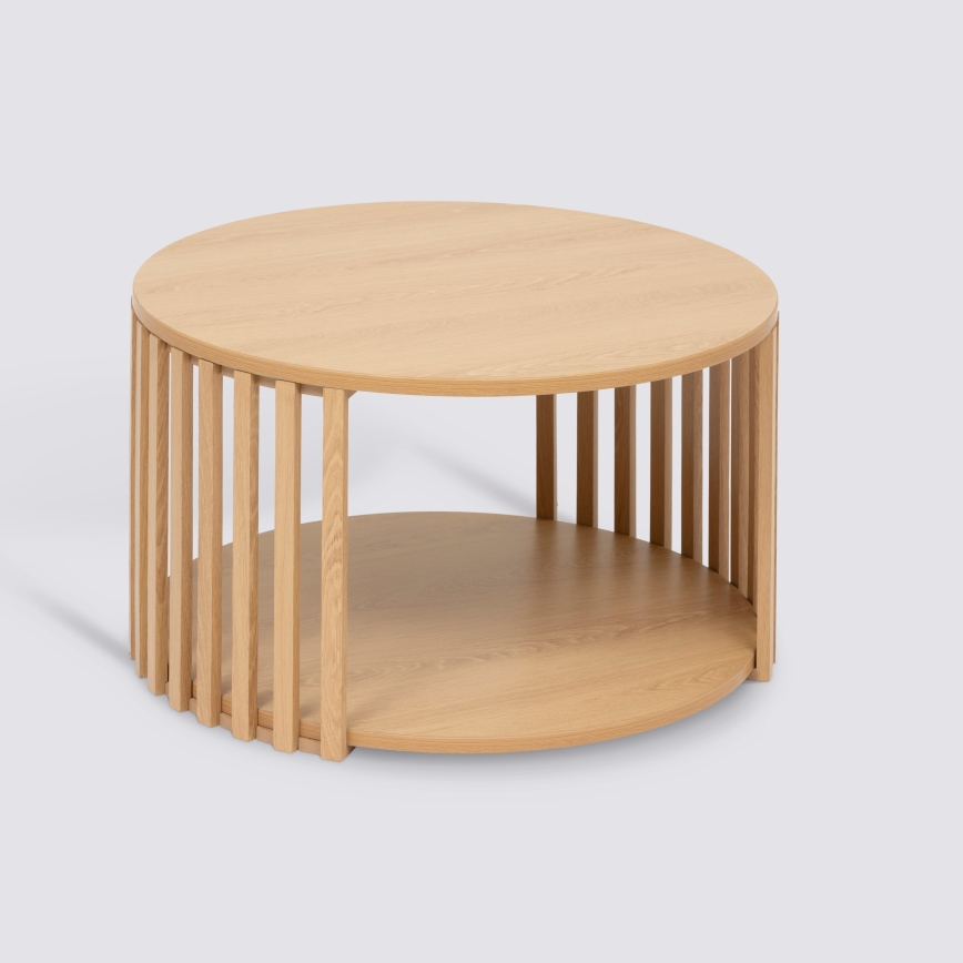 5five - Table basse VINKY Ø 60 cm marron