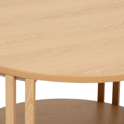 5five - Table basse VINKY Ø 60 cm marron