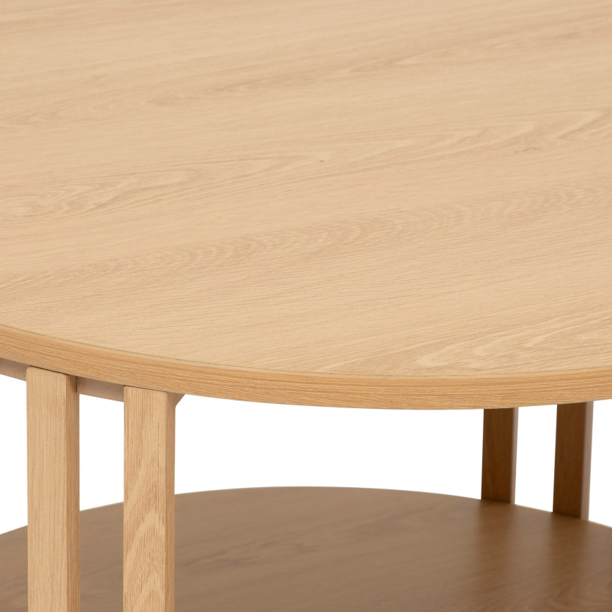 5five - Table basse VINKY Ø 60 cm marron