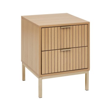 5five - Table de chevet ARCUS 40x40 cm marron