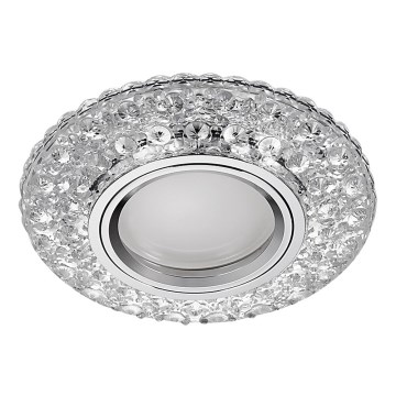 71095 - Luminaire encastrable ELEGANT GLASS FIX 1xGU10/50W+LED/3W 4000K