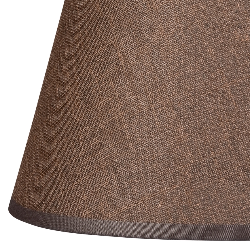 Abat-jour rechange pour suspension et applique murale ANTONIO E14 120x200 mm marron