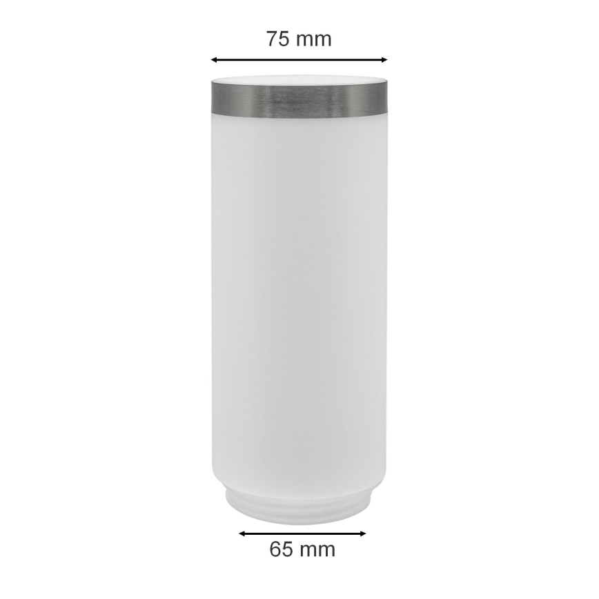 Abat-jour de rechange pour lampe extérieure LIVIA/UTRECHT blanc/argent