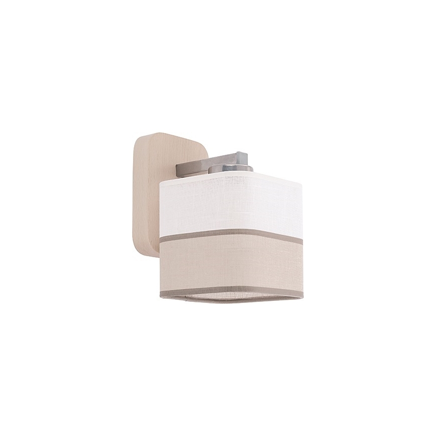 Abat-jour de rechange pour applique murale TONI E27, beige/blanc