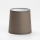 Abat-jour de rechange pour lampe de table STOZEK E27 16x16 cm marron