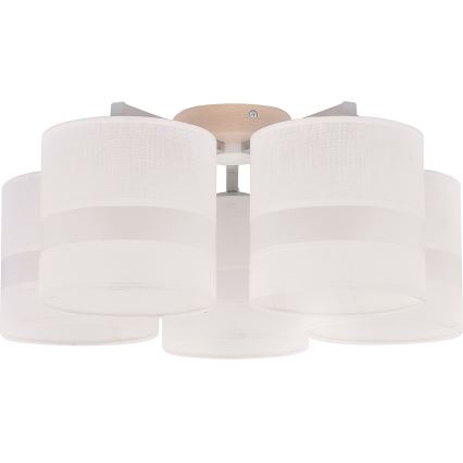 Abat-jour de rechange pour luminaire plafonnier et mural ROXY E27 Ø 16 cm blanc