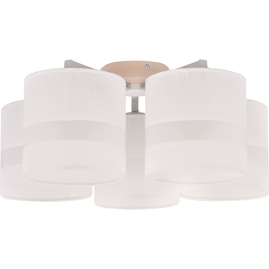 Abat-jour de rechange pour luminaire plafonnier et mural ROXY E27 Ø 16 cm blanc
