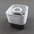 Abat-jour de rechange pour lustre et applique murale TONI E27, noir/blanc