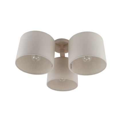 Abat-jour de rechange pour plafonnier et lampe de table WALEC E27 Ø 20 cm, beige