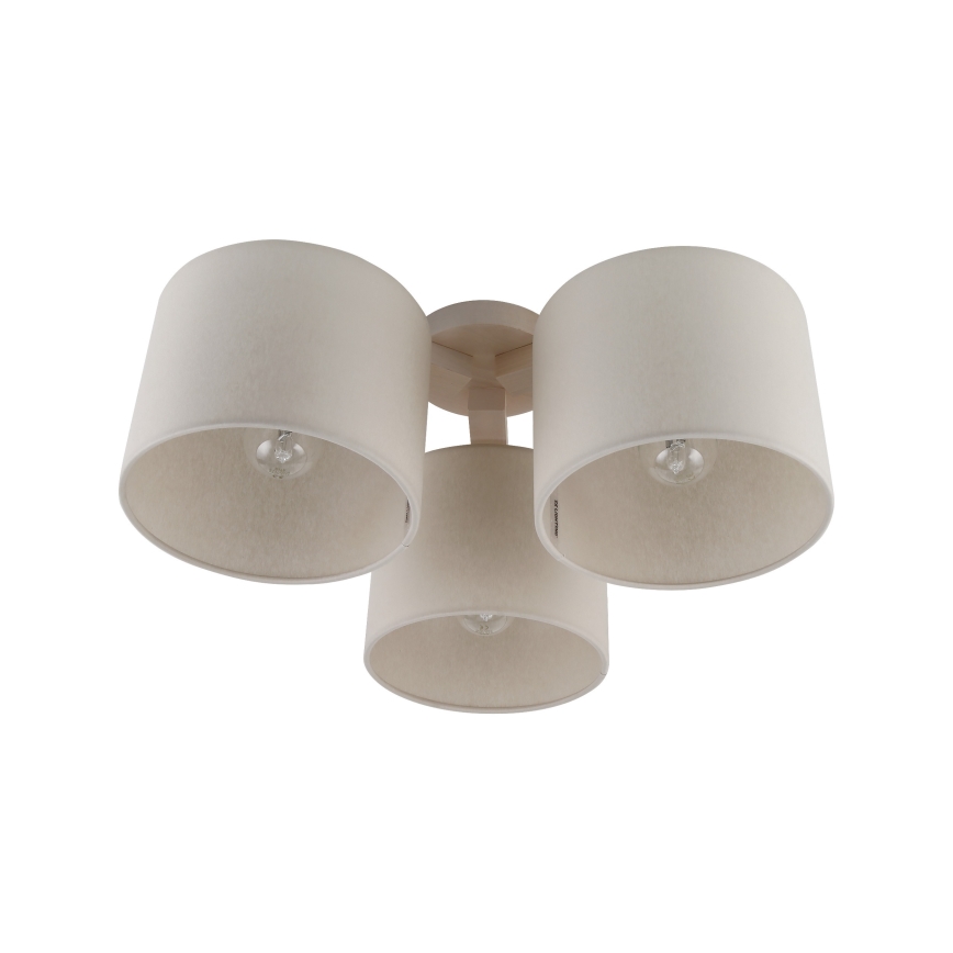 Abat-jour de rechange pour plafonnier et lampe de table WALEC E27 Ø 20 cm, beige