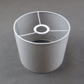 Abat-jour de rechange universel ROLS E27 17x20 cm gris