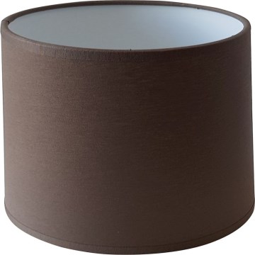Abat-jour de rechange universel WALEC pour douille E27, Ø 16 cm — marron