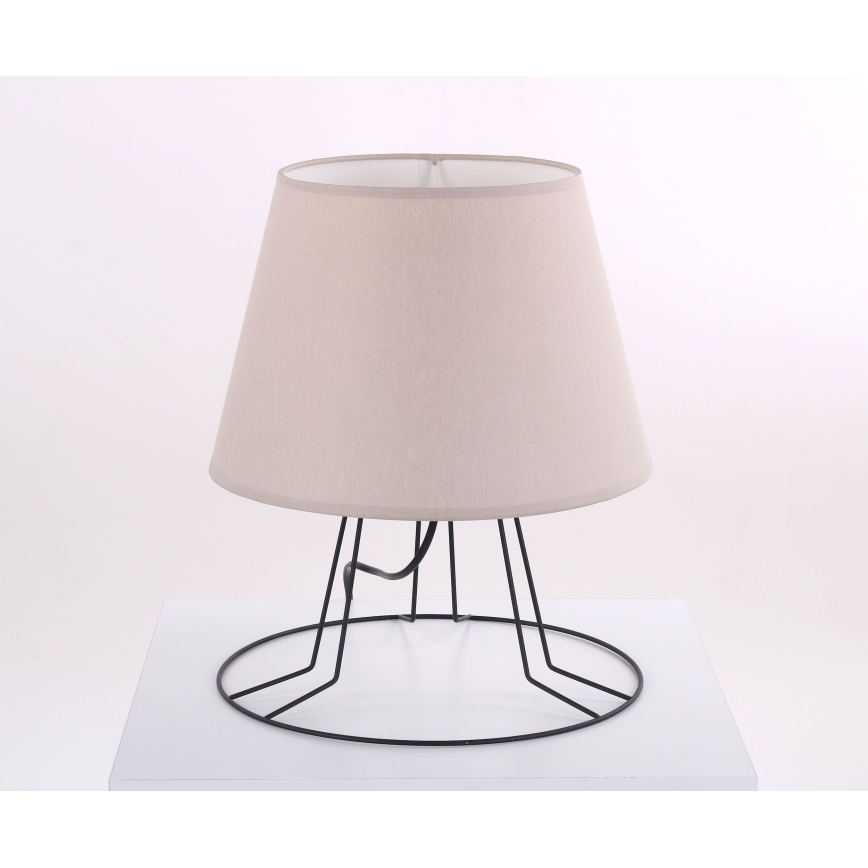 Abat-jour de remplacement pour lampe de table (culot E27), Ø 30 cm, beige