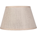 Abat-jour rechange pour suspension et applique murale ANTONIO E14 120x200 mm beige