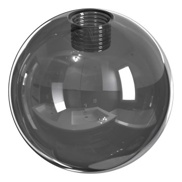 Abat-jour rechange pour suspension et applique murale ROSSI d. 14 cm gris/fumé