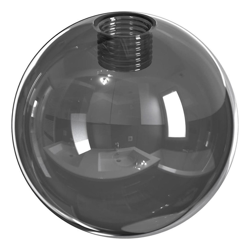 Abat-jour rechange pour suspension et applique murale ROSSI d. 14 cm gris/fumé