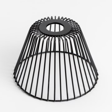 Abat-jour universel CURITIBA Ø 21 cm, noir