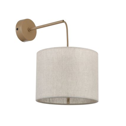 Abat-jour universel de rechange WALEC pour culot E27, Ø 20 cm, brun