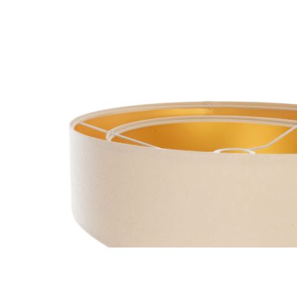 Abat-jour universel GALAXY E27 d. 45 cm crème/doré