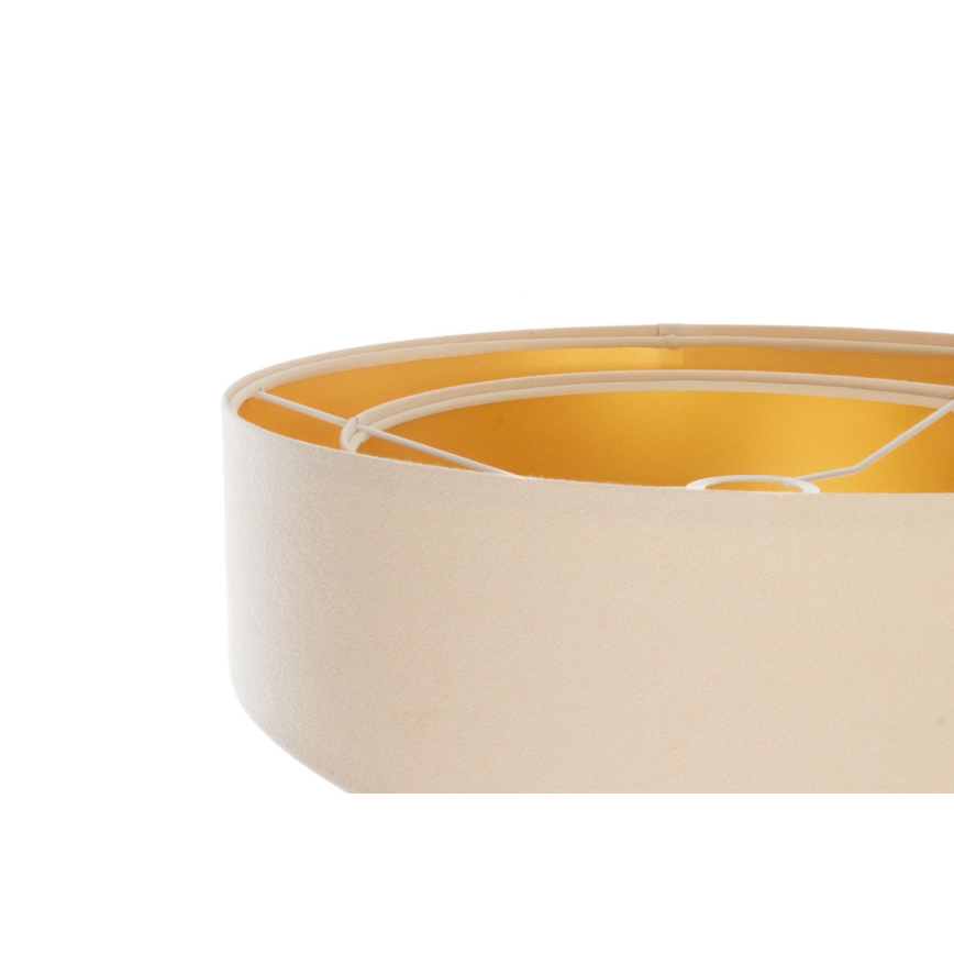 Abat-jour universel GALAXY E27 d. 45 cm crème/doré