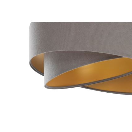 Abat-jour universel GALAXY E27 d. 45 cm gris/doré
