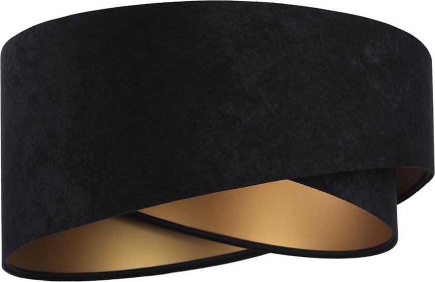 Abat-jour universel GALAXY E27 d. 45 cm noir/doré