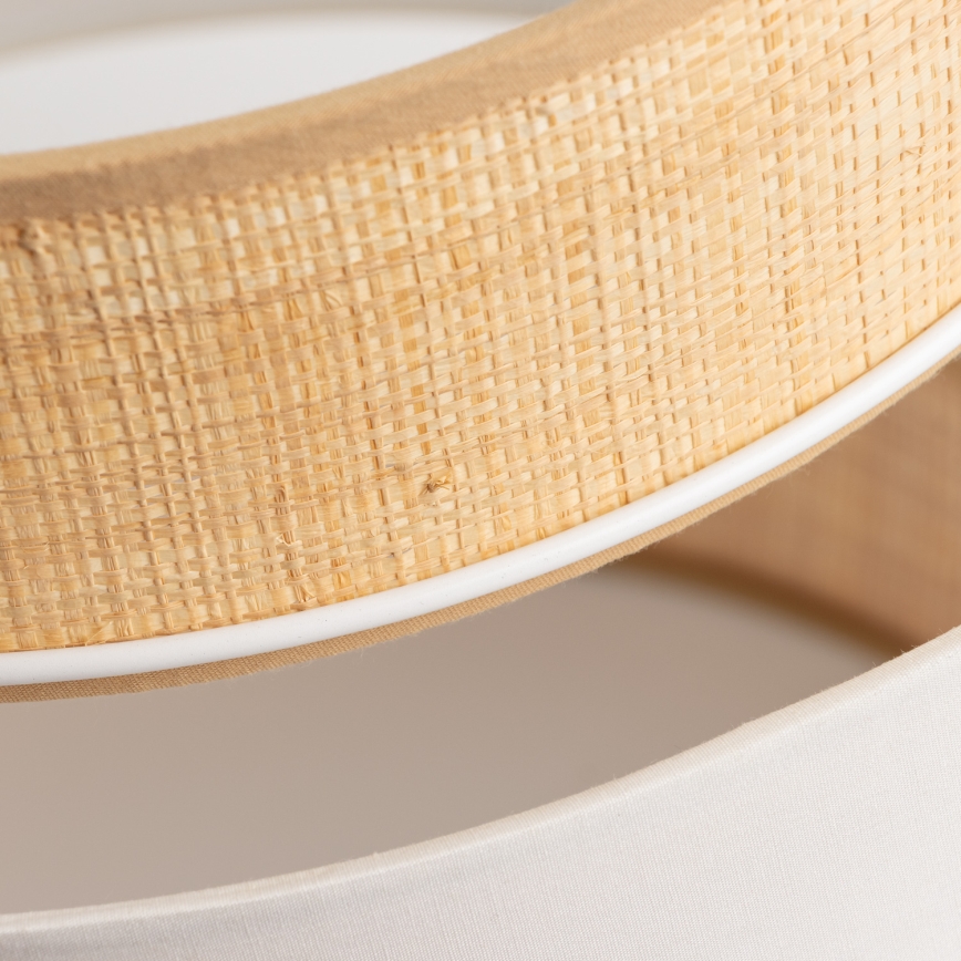 Abat-jour universel KERIA Ø 40 cm beige/blanc