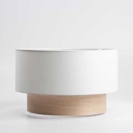 Abat-jour universel KERIA Ø 50 cm blanc/marron