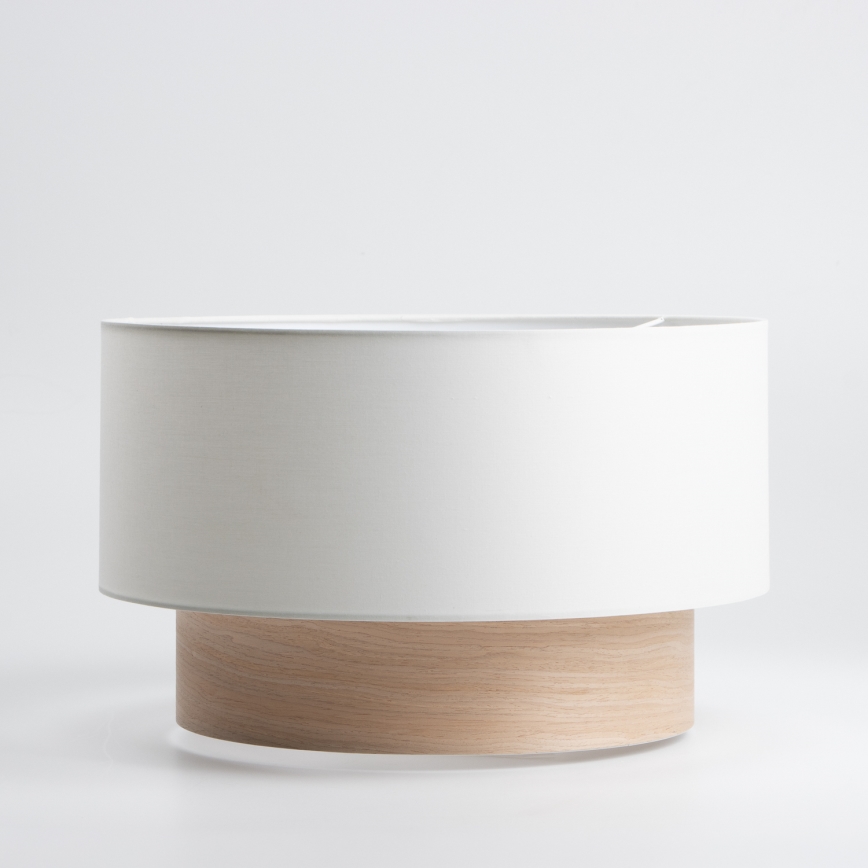 Abat-jour universel KERIA Ø 50 cm blanc/marron