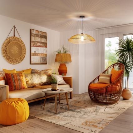 Abat-jour universel KERIA Ø 70 cm, marron