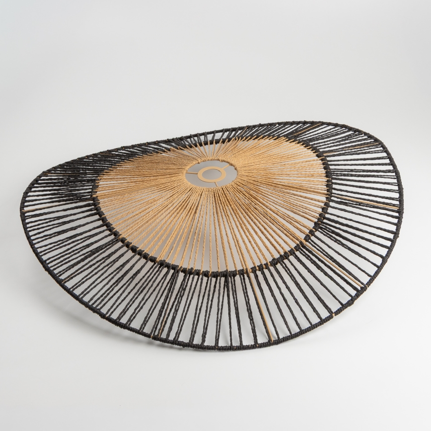 Abat-jour universel KERIA Ø 80 cm, marron/noir