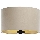 Abat-jour universel STANDART E27 d. 45 cm beige/doré