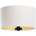 Abat-jour universel STANDART E27 d. 45 cm blanc/doré
