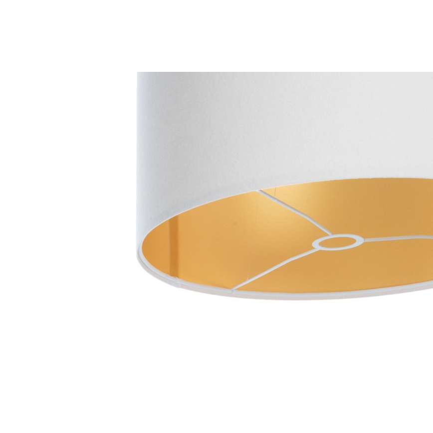 Abat-jour universel STANDART E27 d. 45 cm blanc/doré