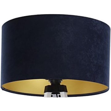 Abat-jour universel STANDART E27 d. 45 cm bleu/doré