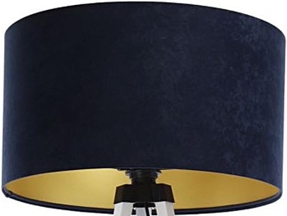 Abat-jour universel STANDART E27 d. 45 cm bleu/doré