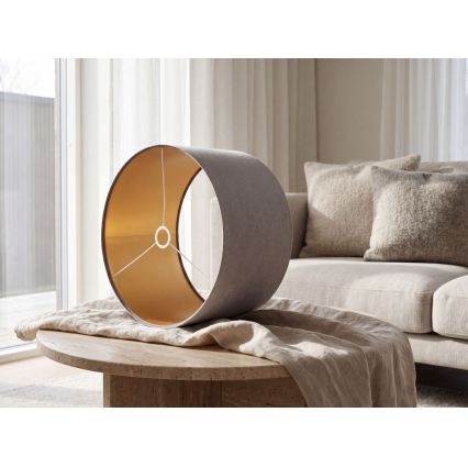 Abat-jour universel STANDART E27 d. 45 cm gris/doré