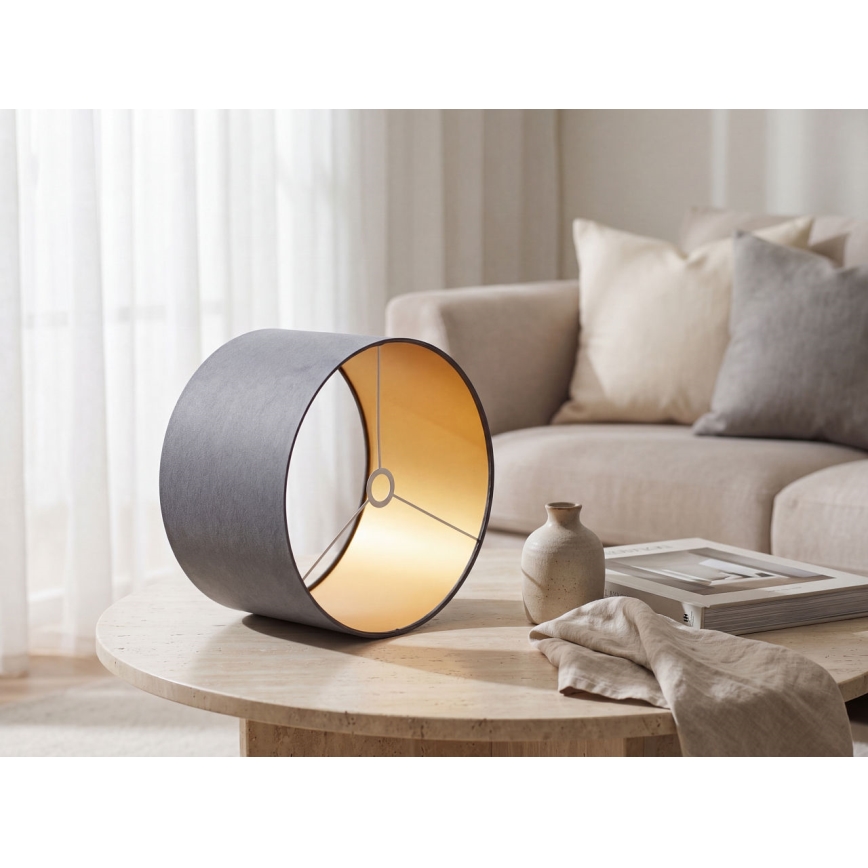 Abat-jour universel STANDART E27 d. 45 cm gris/doré